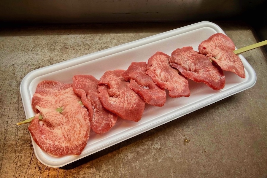 霜降り牛タン串