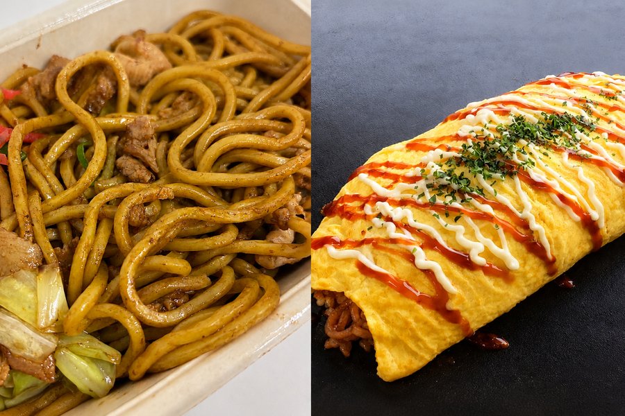 オムそば / つくば焼きそば