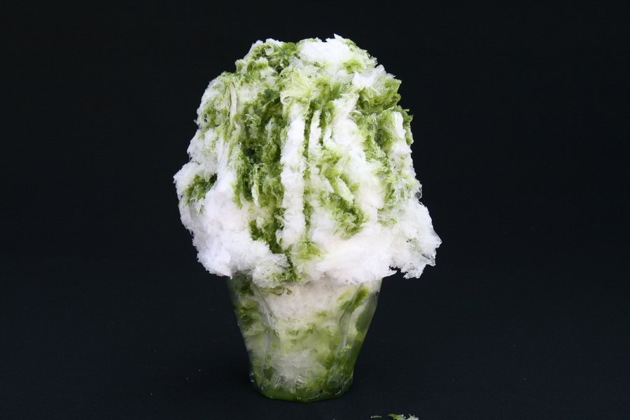 富士山天然氷「富士蜜」抹茶