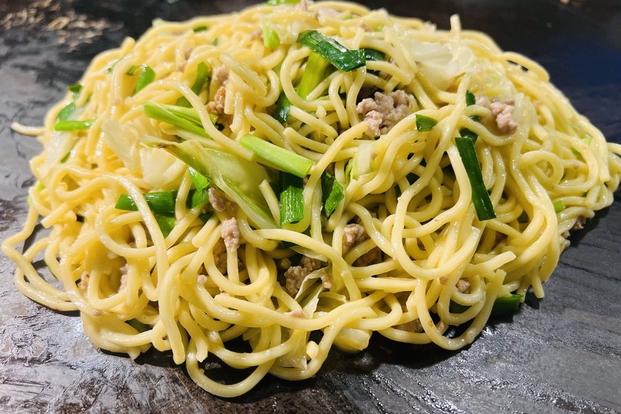 那珂湊焼きそば(ねぎ塩豚焼きそば)