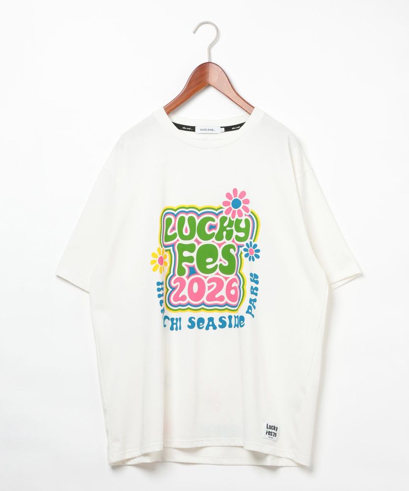 LuckyFes'26】プリントTEE / フラワーホワイト | Luckyfes'26